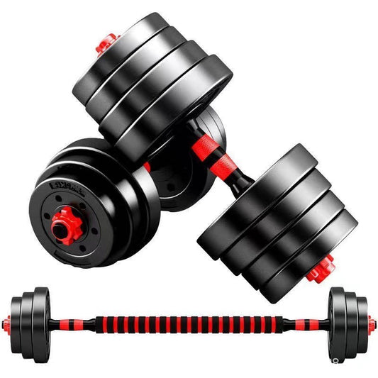 Dumbbells Men's home fitness equipment adjustable exercise barbell combination removable 3-in-1 dumbbells